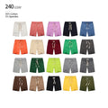 5% Spandex 95% Cotton Shorts Custom logo Elasticity Jersey Men Casual Shorts