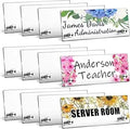 6 Pcs Personalized Clear Acrylic Desk Name Plate Office Wedding DIY Table Setting Banquet Party Door Wall Decor Unique Wedding