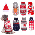 Christmas Cat Dog Sweater Pullover Winter Dog Clothes Puppy Jacket Pet Costume Acrylic Cartoon Solid Coats & Jackets Stocked