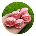 New Creative Pink Color Sea Shell With Pearl Inside Charms Ornaments for DIY Jewelry Making Supplies Crafting Accessaries