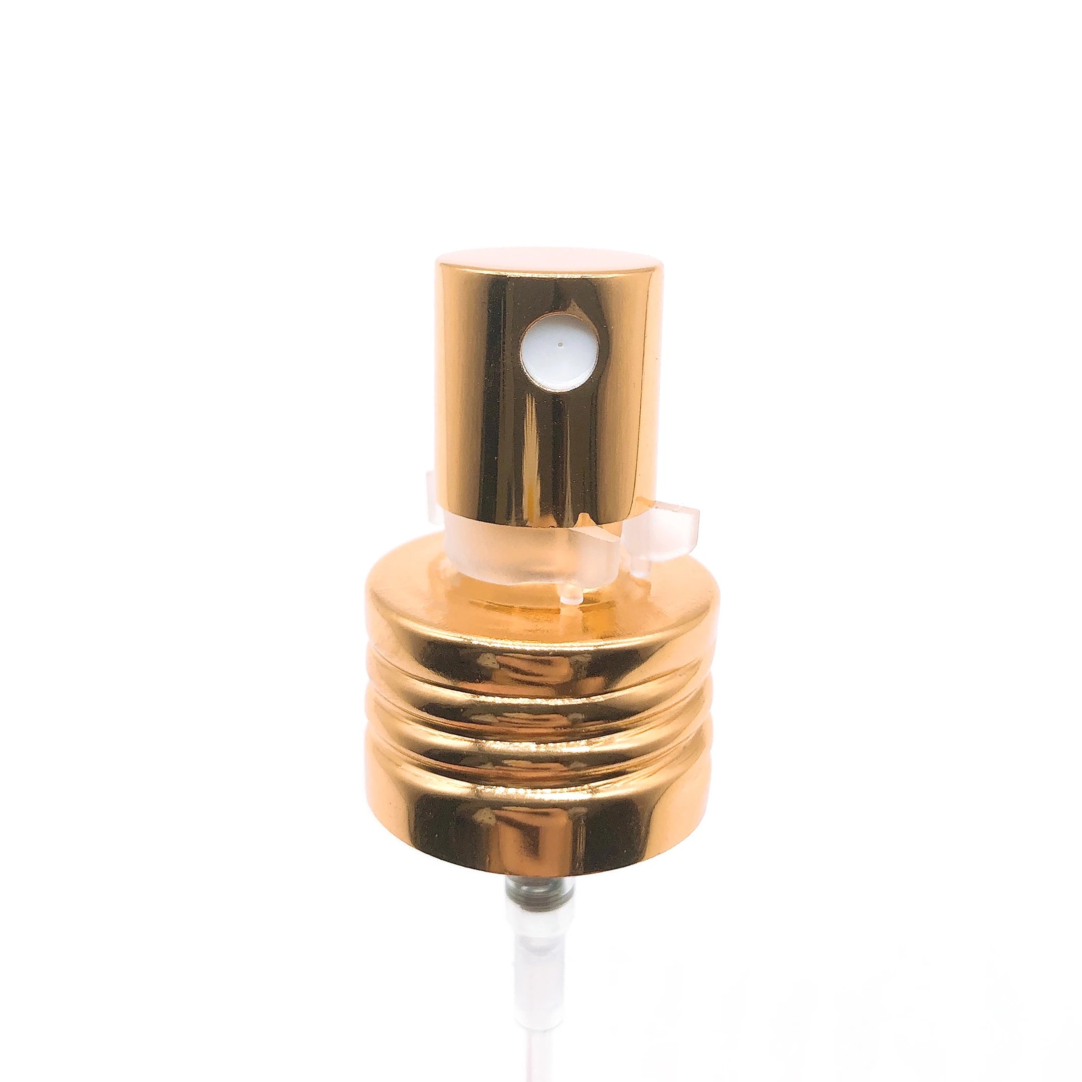 20/410 Gold White Pump For Plastic Bottle Suppliers Aluminum Fine Mist Sprayer
