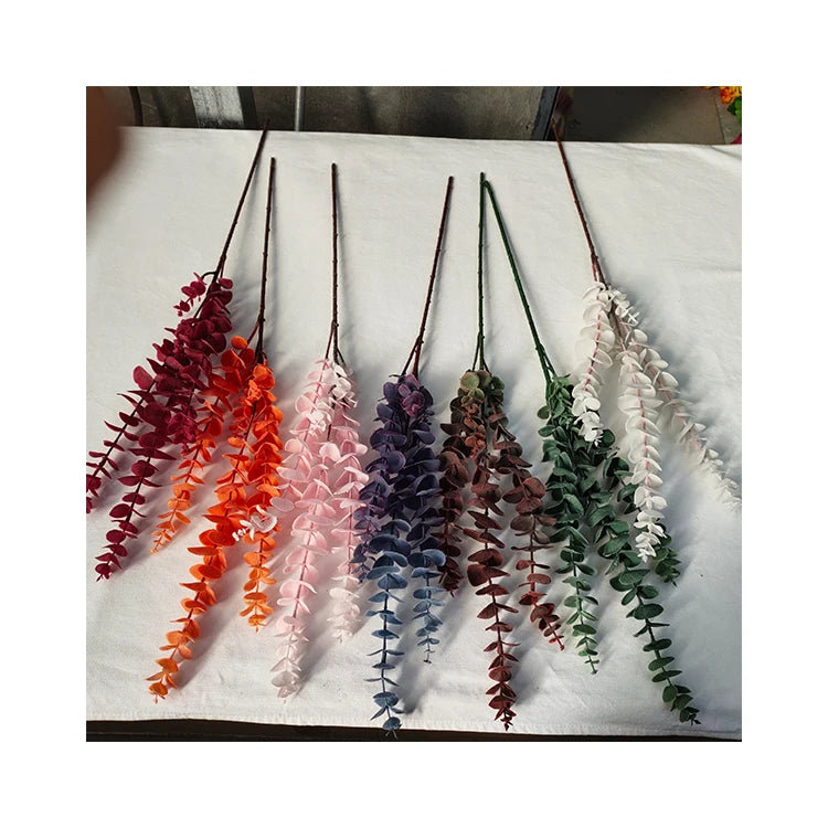 Factory Direct Supply Cheap Price Autumn Eucalyptus Leave   Decoration Mariage