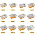 60ml    Disposable  Gold Smooth Aluminum Foil Containers for Sauce  Take-Away Heat Sealer PP Plastic