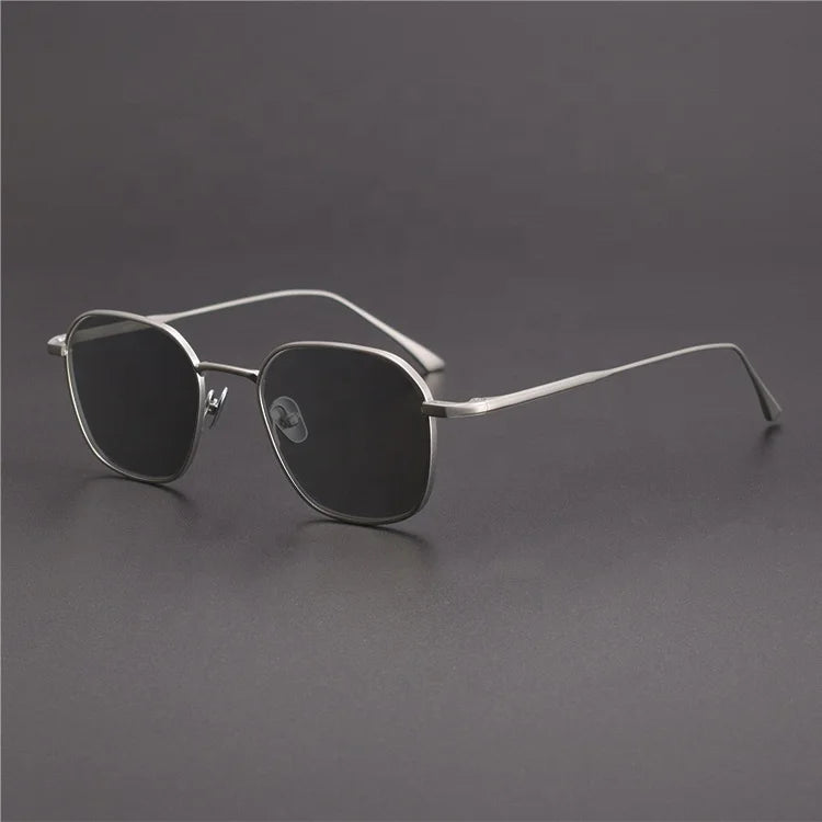 High-end Titanium Sunglasses Polarized Whole Luxury Custom Premium Shades Women Designer Black Brand Mens Square Sun Glasses