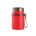 Efficient Keep Hot Double Wall Stainless Steel Insulated Soup Thermos Portable Lunch Box Container Vacuum Food Flask With Foldab