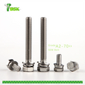 Factory Stock A2 70 Stainless Steel Bolts M8 M10 Stainless Steel A2 Bolts Hex Head Bolt