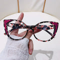 5216 Trendy TR90 Cat Eye Glasses for Women Blue Light Blocking Computer Stylish Frames Eyeglass Frame