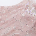 2023 Hot Sale Good Price Silver Glitter Border Lace Fabric