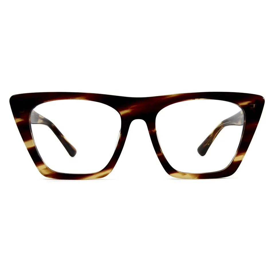 2026 Mazzucchelli M49 Bio Acetate Stylish Oversized Cat Eye Glasses Eyewear for Women Acetate Optical Myopia Prescription