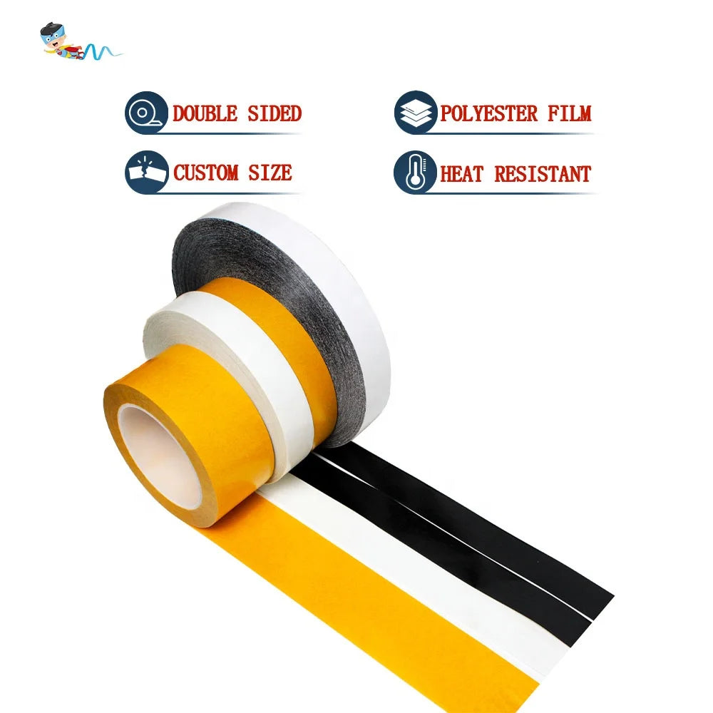 High Temperature Heat Resistant No Residual Thin Polyester Film Acrylic Adhesive LED LCD Screen Electrical Double Sided PET Tape