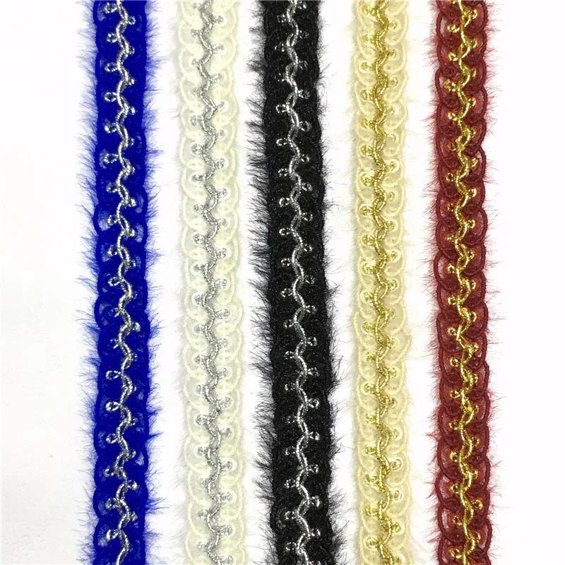 15mm Diy Home Textile Sewing Material Crocheted Webbing Fabric Lace Ribbon Decoration Costume Dress Centipede Ethnic Lace Trims