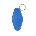 Custom logo Promotional Blank Plastic Retro Vintage Motel Keychain Ring