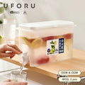 UFORU Refrigerator Storage Box Plastic Fruit Juice Drink Dispensers Beverage Dispenser