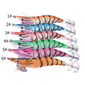 Topline Tackle Topline Fishing Bait 13.5G 11Cm Lure 3.0# Squid Jigs Wood Shrimp for Wholesale