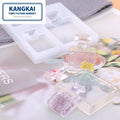 DIY Eco-Friendly Disposable Crystal Epoxy Mold Perfume Bottle Mirror Aromatherapy Car Jewelry Decoration Silicone Mold for Resin