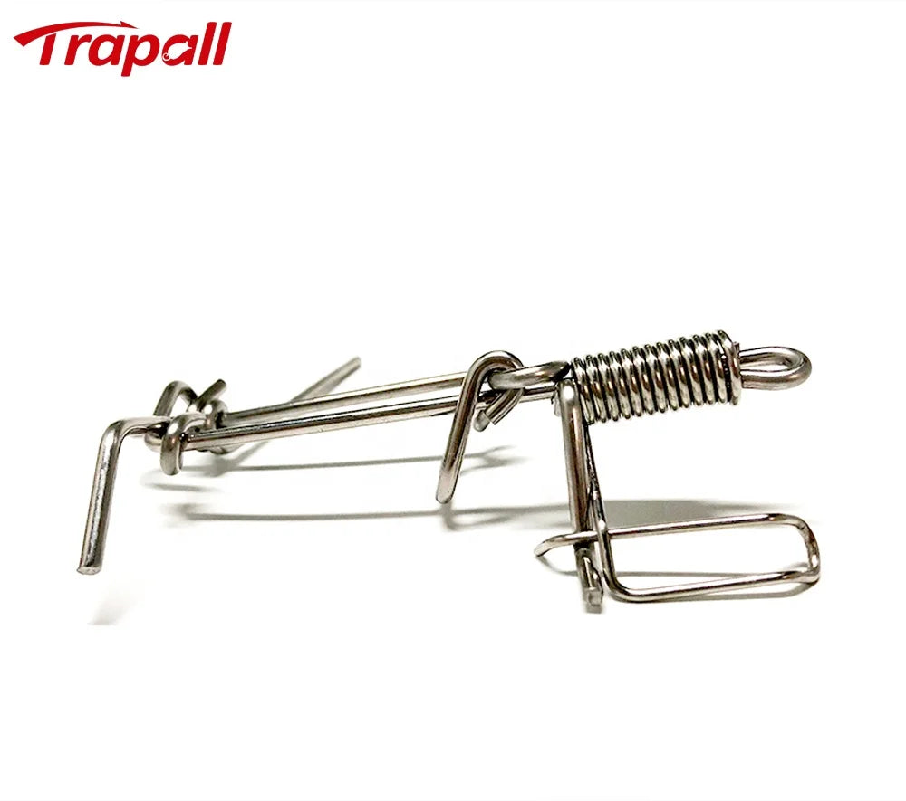 Trapall Outdoor Garden Solid Stainless Steel Coil Spring Eco-Friendly Gopher Control Mole Trap