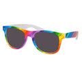 CROESUS Cheap Price PC Frame Square Unisex Polarized UV400 Sunglasses Red Blue Custom Logo Promotional OEM