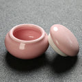 Modern Color Cracked Ceramic Sealed Storage Tank Travel Portable Tea Caddy Tea Set Necklace Ring Jewelry Storage Box Home Decor