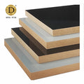 Factory Direct Sale High Quality Hot Sale Modern Black High Density Waterproof Fire Resistance HDF 4*8ft 6/9/12/15/18/21mm