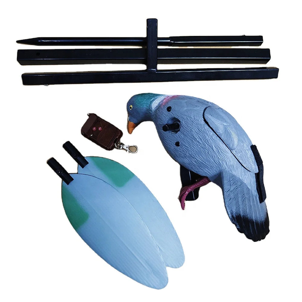 Wholesale Xilei Hunting Decoy Wood Pigeon and Dove Figures with Motor Plastic Polyethylene Eva Material