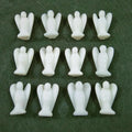 Huiying Wholesale Natural White Jade Carved Small Angel Figurines Craft Crafts