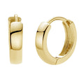 Nagosa Fine Jewelry Classic 18K Gold Vermeil Huggies 925 Sterling Silver Plated Bold Hoop Earrings