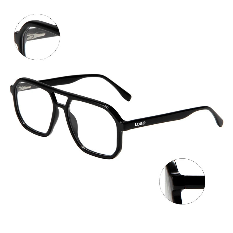 Factory Direct Selling Wholesale New Arrival Optical Frame Acetate Eyeglasses Blue Light Blocking Eyewear Women Men Glasses
