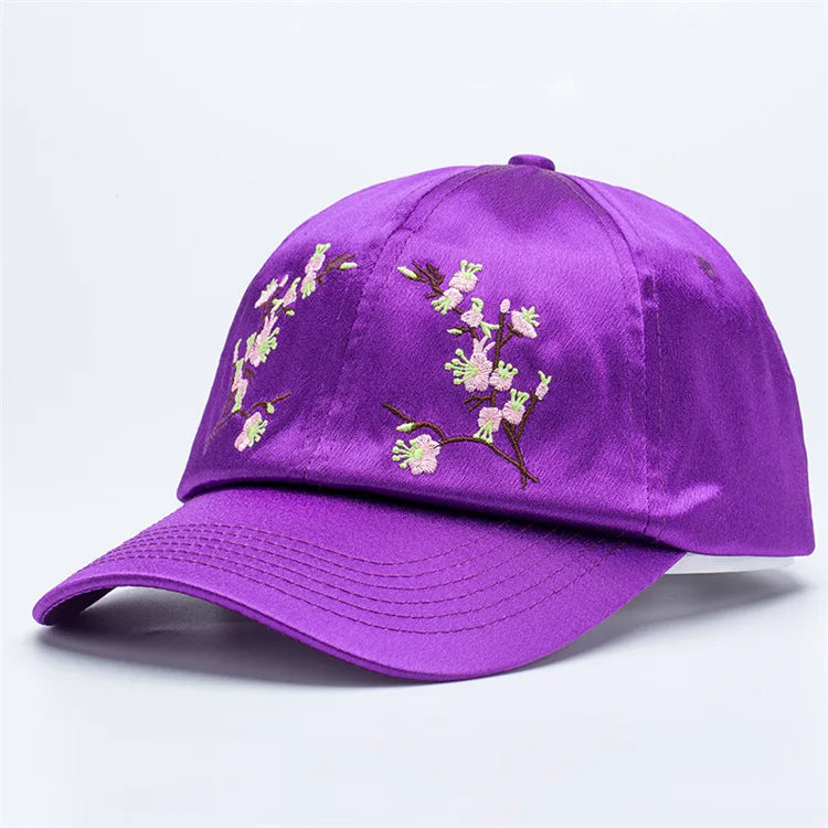 Factory Direct Supply Fashion Custom Your Own Logo Dobby Dot Satin 6 Panel Dad Hat