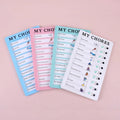 Blank Chore Chart Daily Routine Task Planning Board Checklist Planning Board for Kids