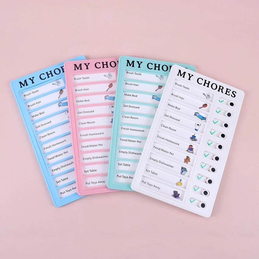 Blank Chore Chart Daily Routine Task Planning Board Checklist Planning Board for Kids