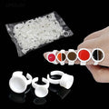 Epsilon wholesale plastic glue cup ring holder professional glue ring for eyelash adhesive makeup tool
