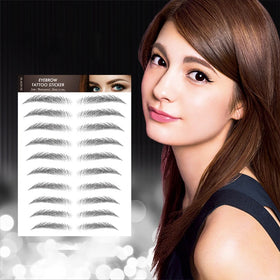 Cheap Price Hot New Design Waterproof 4D Natural Temporary Faked Makeup Eyebrow Tattoo Sticker Water Transfer Paper PET Film CE