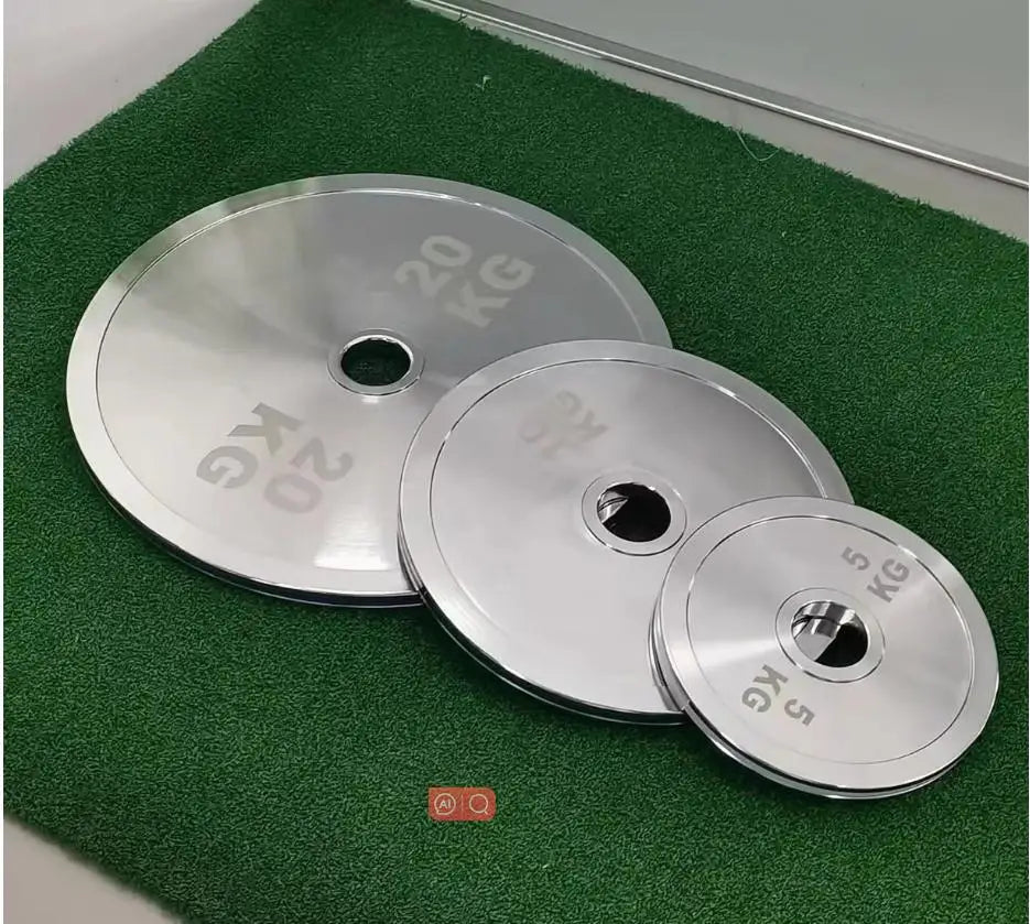 Factory Directly 5kg-25kg LBS Steel Powerlifting Free Weight Fitness Equipment Weight Stack Plate Weight Plates Set for Gym