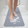 Bathroom Products Hollow Bath Mat Rectangular PVC Non-slip Shower Mat With Suction extra Long Bath Tub & Shower Mat 99x40 cm