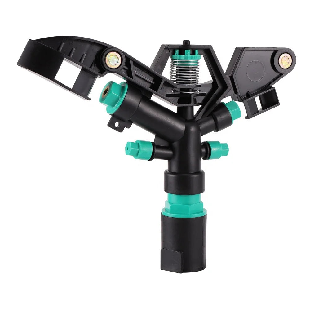 1 Inch Female Thread 360 Degree Impact Sprinkler Garden Lawn Agriculture Farm Watering Irrigation Rain Gun