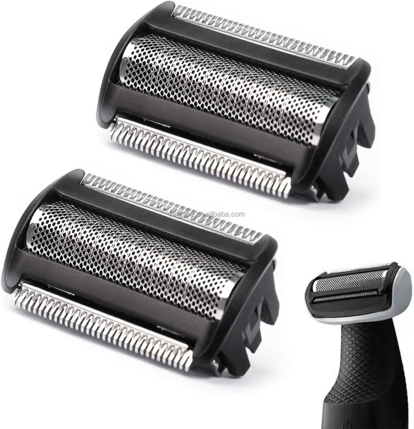 2pcs Genuine BG2000 Bodygroom Shaver Trimmer Replacement Foil Head Blades for Philips Bodygroom Series 7000 5000  TT2024 YS534