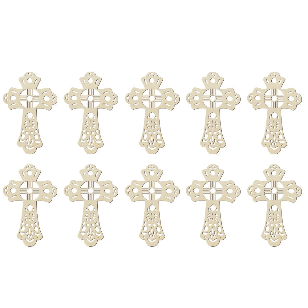 China Manufacture Wholesale Customized Art Minds Wooden Crafts Laser Cut Wood Cross Designs