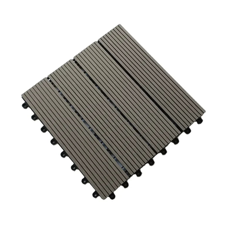 Hot Selling 30*30 cm Wpc Decking Tiles Wood Plastic Outdoor Floor for Patio Terrace Garden Yard