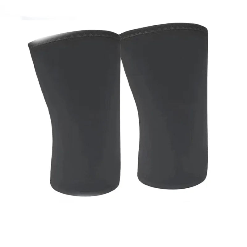 2024 Wholesale Sports Knee Support Brace Pads Compression Knee Sleeves Weight Lifting 7MM CR Neoprene Knee Sleeves Powerlifting