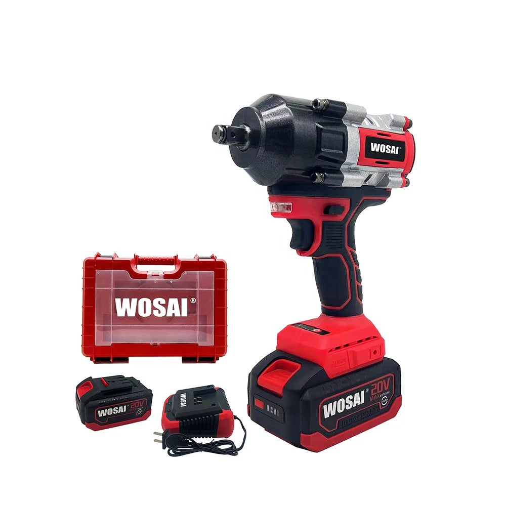 Portable 20V Industrial Brushless 800NM Cordless Impact 1/2 High Torque Ratchet Wrench Set MegaBDM