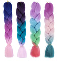 Wholesale Jumbo Synthetic Yaki Braiding Hair  African Crochet Braids Hair Extensions 24 Inch 100g for Women Girls