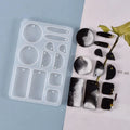 Shiny Earring Silicone Mold Jewelry Pendant Keychain Mold