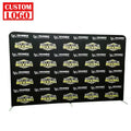 Tension Fabric Backdrop Display for Exhibition & Trade Show Custom Sizes 280gsm Warp Knitted Fabric with Aluminium Pole Frame