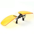 Factory Yellow Lens Metal Flip up Clip on Anti Blue Light Anti Glare Computer Gaming Clips for Prescription Glasses