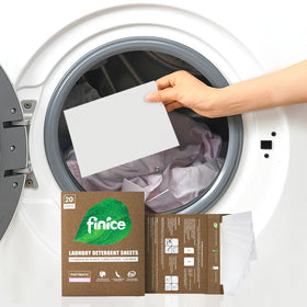 Finice Disposable Bathroom Laundry Detergent Sheets & Strips-Decontamination & Softness Low Foam
