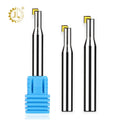 MCD Diamond Router Bit Polishing Endmill Monocrystalline Acrylic Diamond Polish Tool MCD Diamond End Mill for Acrylic Aluminum