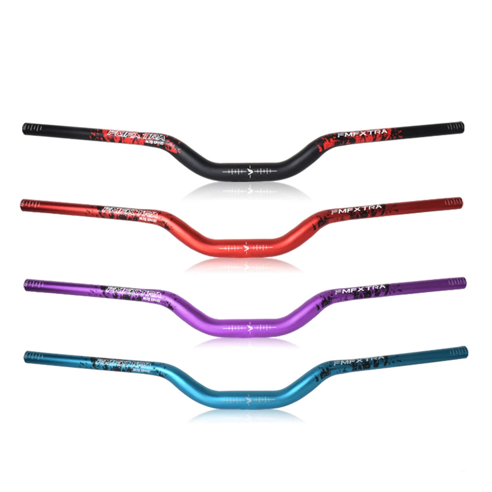 Bicycle Handlebars Made of Aluminum Alloy 6061 Mountain Bike Handlebars Raised 60mm High Swallow Shaped Handlebar