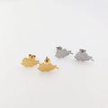 Afghan Earrings Gold Plated Earring Studs Aretes Acero Inoxidable Wholesale  Jewelry 2024 Afghan Jewelry
