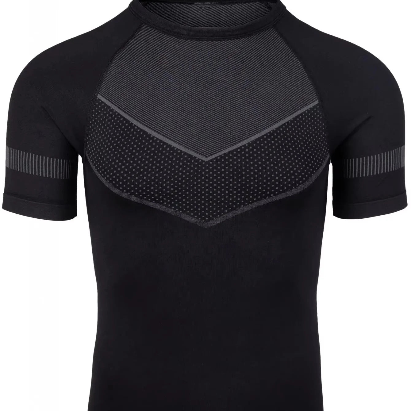 LL- OMT101 Men's Plus Size Breathable Seamless Short Sleeve Sportswear T-shirt for Running Training