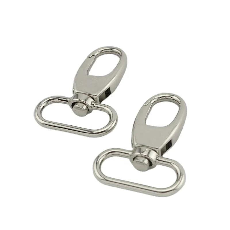 2023 Nolvo World Gold Silver Metal Hardware Accessories Purse Trigger Lobster Clasp Buckle Bag Swivel Eye Snap Hooks for Bag/pet